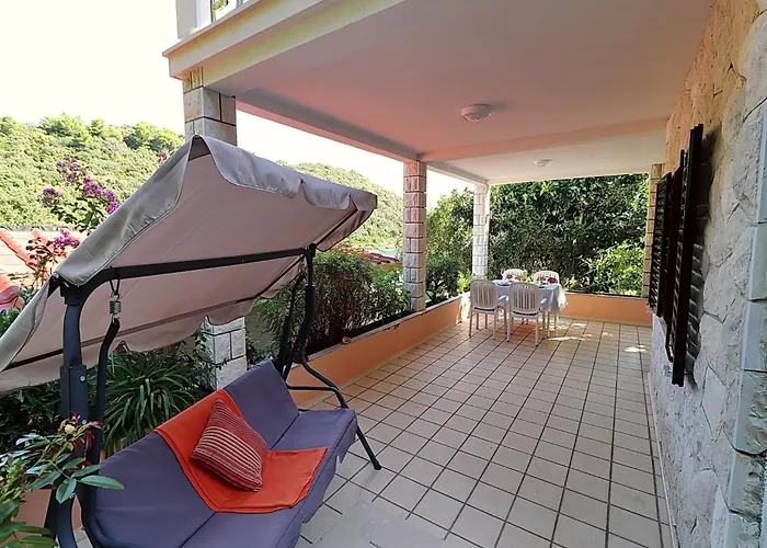 公寓 Cebalo Kor Ula - Two Bedroom With Terrace And Sea View Lana